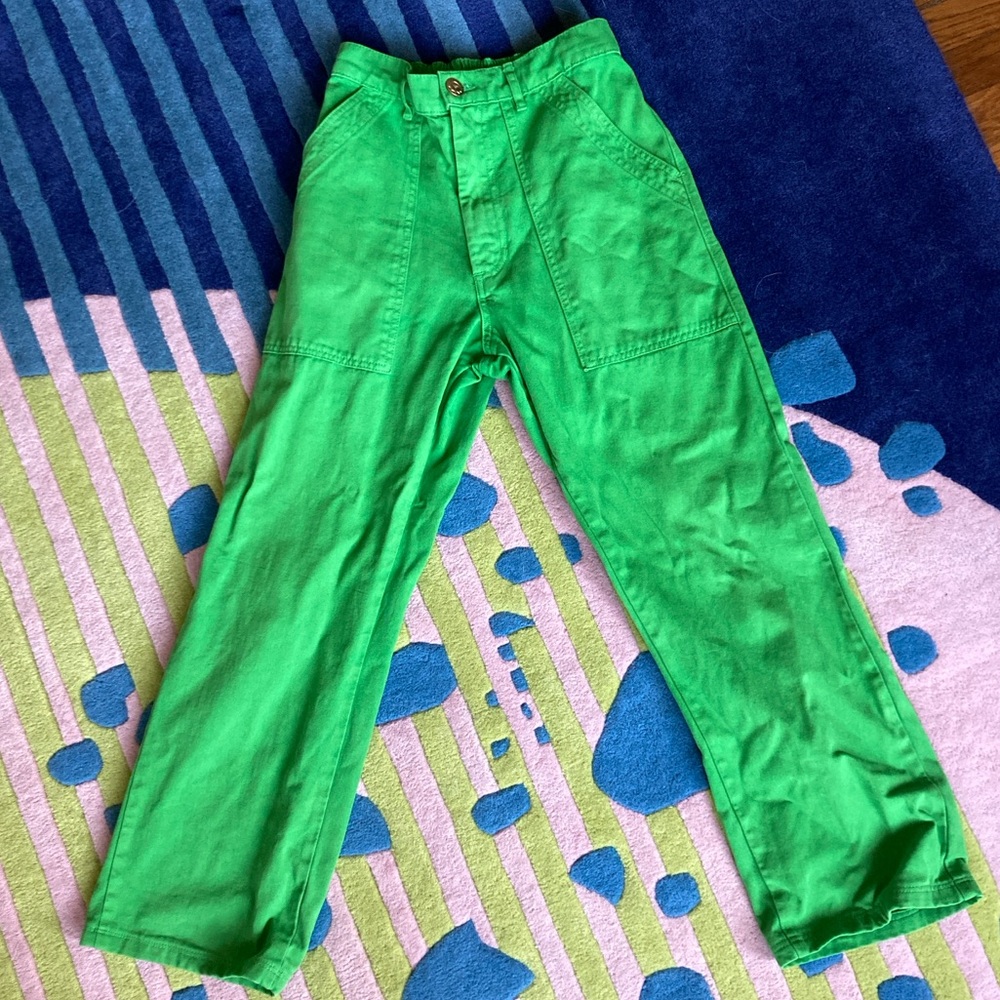 Big Bud Press Work Pants 100% Cotton Kelly Green Size XS